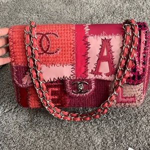 Pink Chanel flap bag